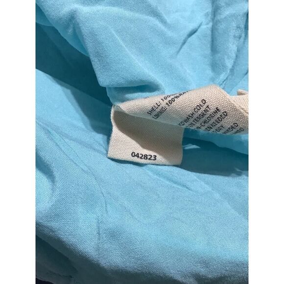 Soft Surroundings Blue Textured Rayon Tunic Top - Picture 7 of 7